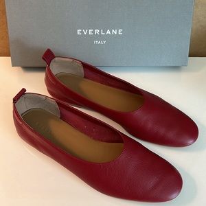Everlane red leather Day Glove shoes